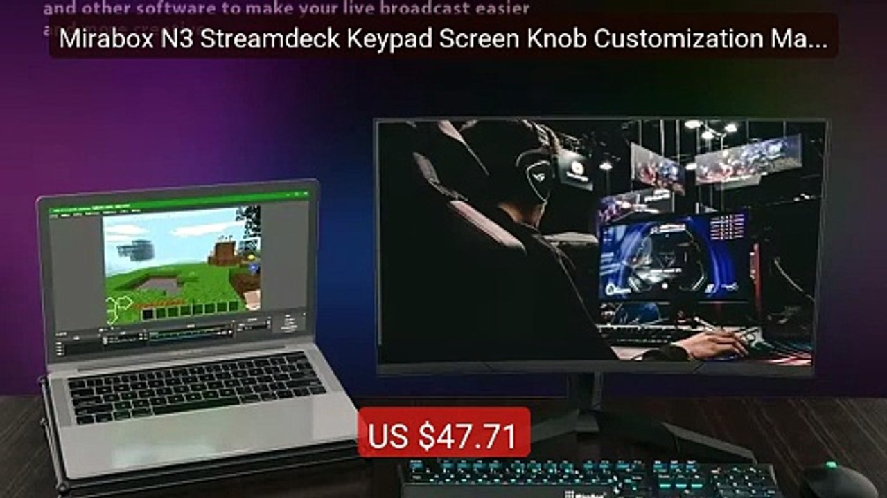 Mirabox N3 Streamdeck Keypad Screen Knob Customization Macro M... -- Hot Deal 2026 | Limited Offer!