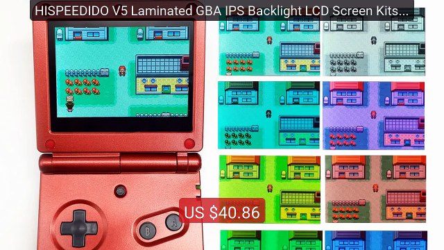 HISPEEDIDO V5 Laminated GBA IPS Backlight LCD Screen Kits With She... Best Deal 2026 | Shop Now!