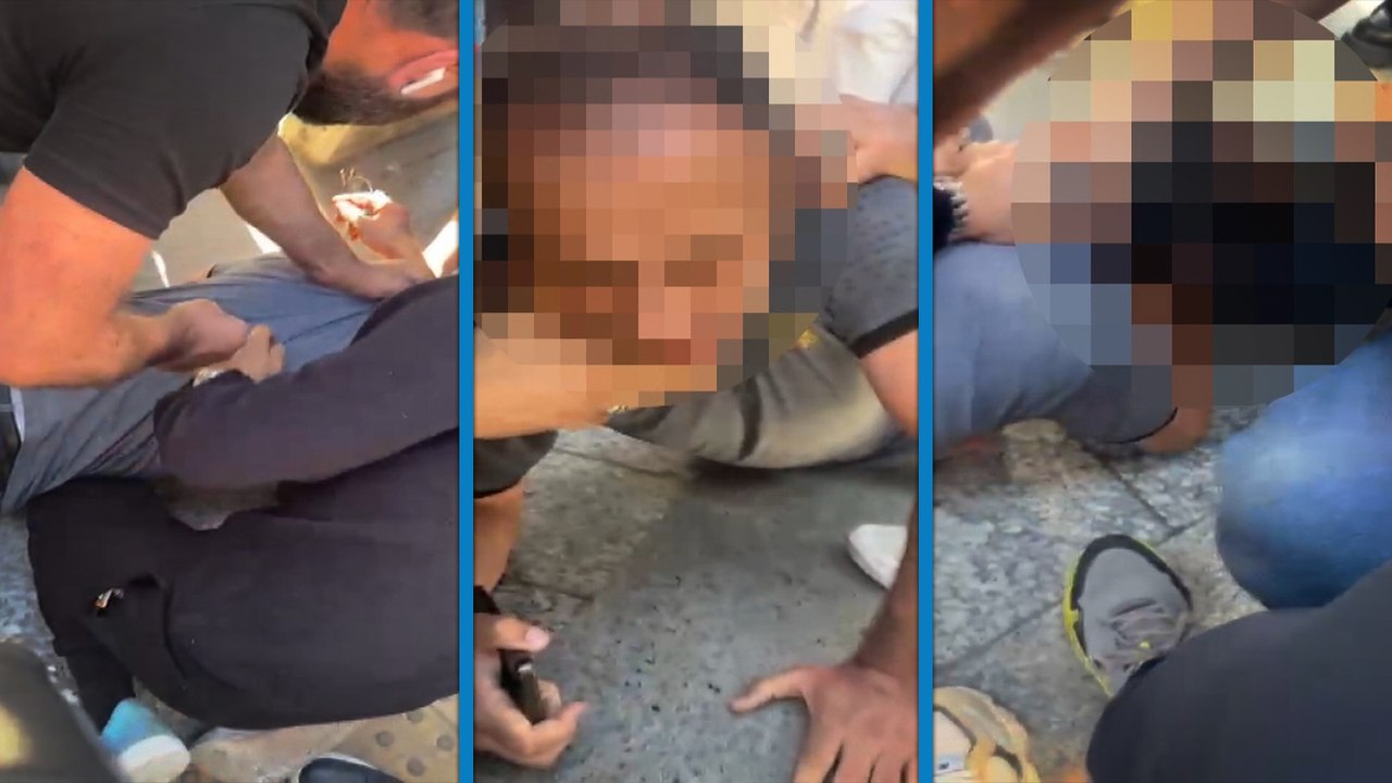 Eyüpsultan'da tramvayda taciz iddiası; darbedilen şüpheli polise teslim edildi 