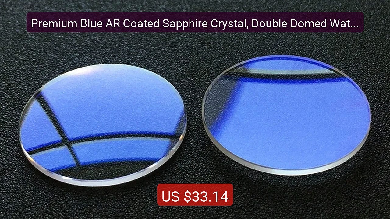Premium Blue AR Coated Sapphire Crystal, Double Domed Watch Gl... -- Hot Deal 2026 | Limited Offer!