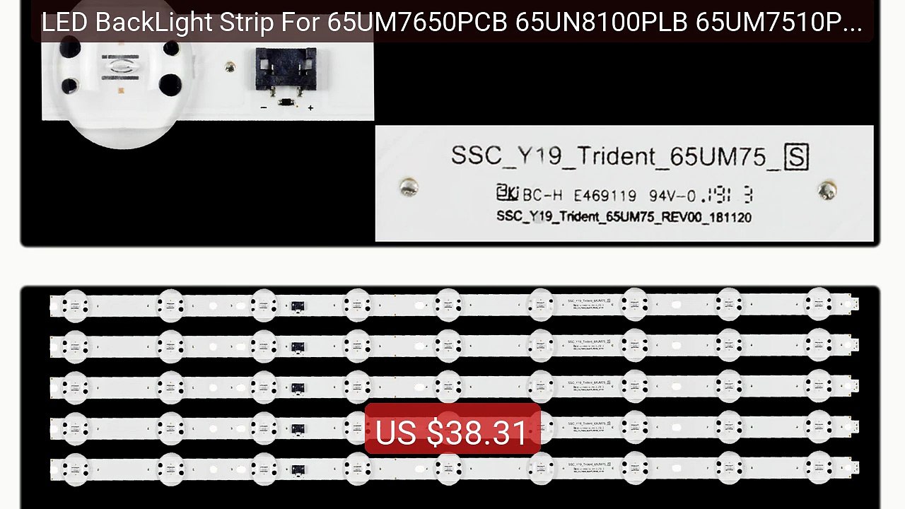 LED BackLight Strip For 65UM7650PCB 65UN8100PLB 65UM7510PLA 65... -- Best Buy 2026 | Great Quality!