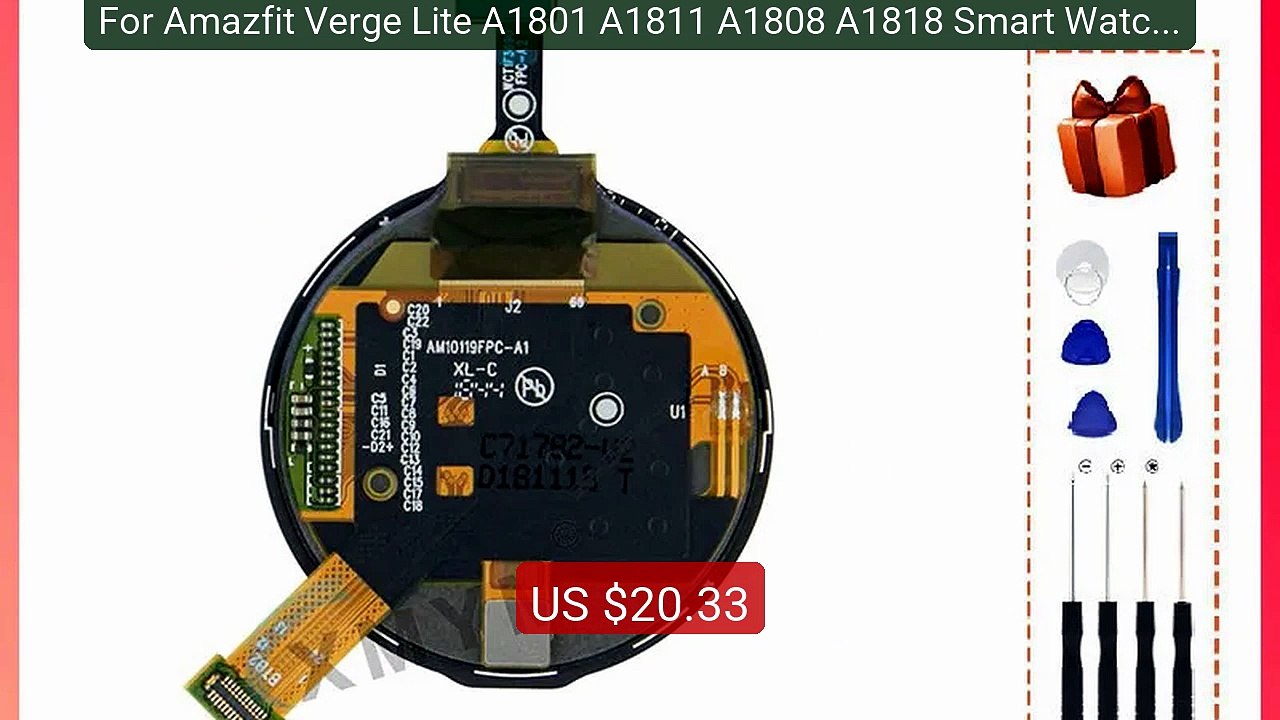 For Amazfit Verge Lite A1801 A1811 A1808 A1818 Smart Watch LCD... -- Hot Deal 2026 | Limited Offer!