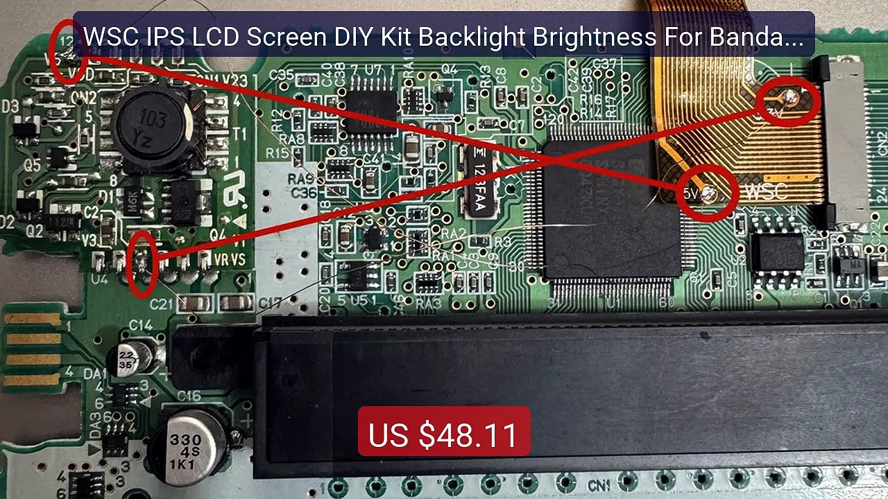 WSC IPS LCD Screen DIY Kit Backlight Brightness For Bandai Wonder ... -- Best Deal 2026 | Shop Now!