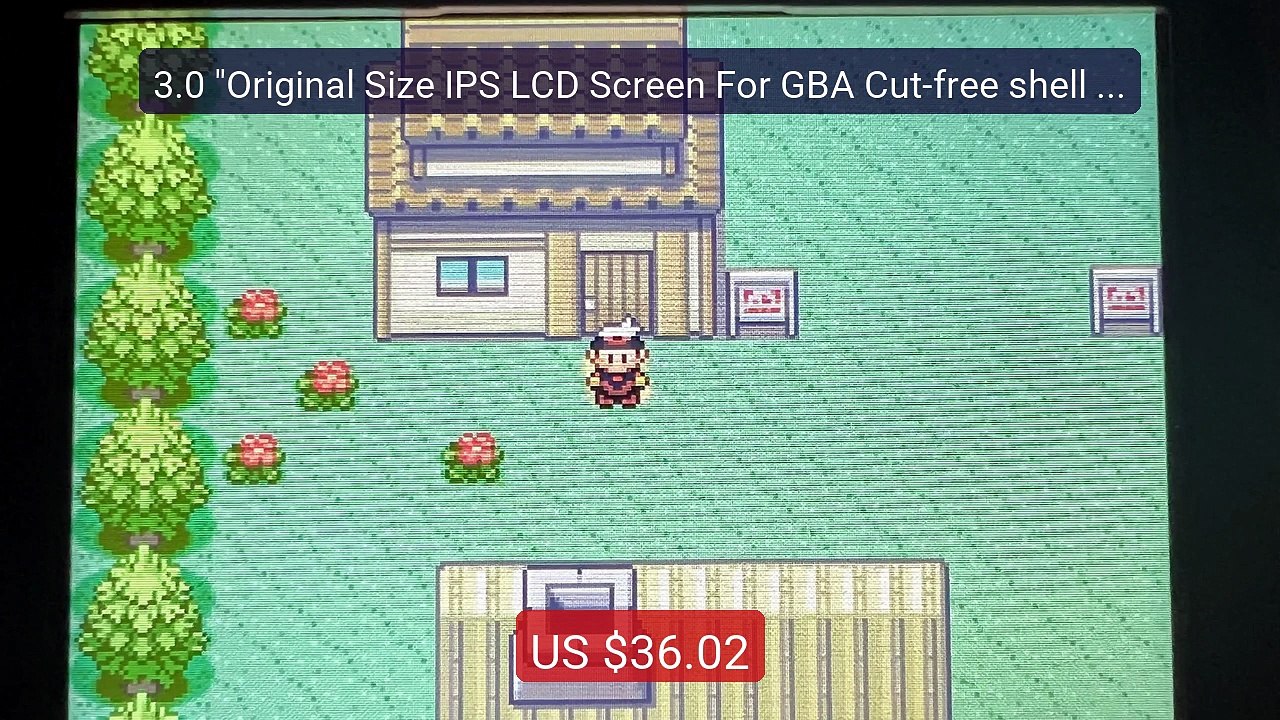 3.0 "Original Size IPS LCD Screen For GBA Cut-free shell No... -- Top Pick 2026 | Unbeatable Price!