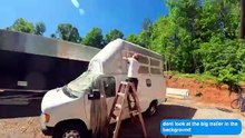 I turned an old van into a 2STORY tiny house