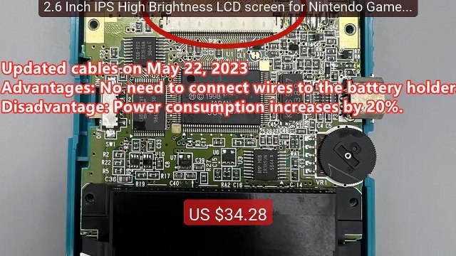 2.6 Inch IPS High Brightness LCD screen for Nintendo Gamebo... Top Pick 2026 | Unbeatable Price!