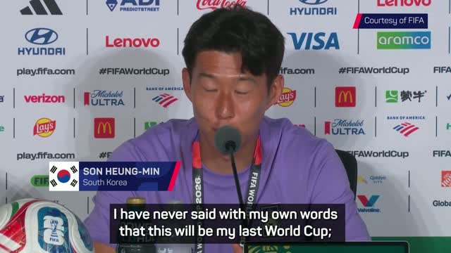 Son Heung-min responds to 'last World Cup' rumours