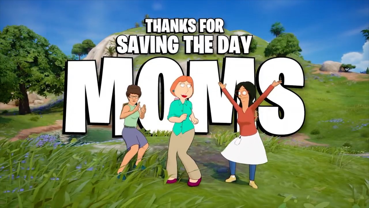 Fortnite Official Lois Griffin Linda Belcher and Peggy Hill Animated Moms Trailer