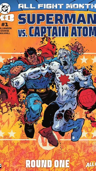 Superman vs captain atom DC Ko