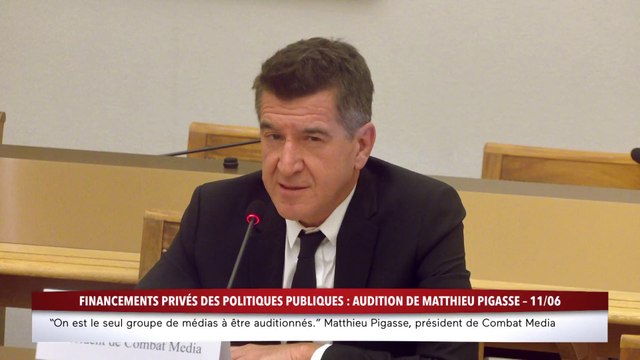 11h15 - Matthieu Pigasse se dit « heureux » mais aussi « étonné » d’être auditionné devant le Sénat