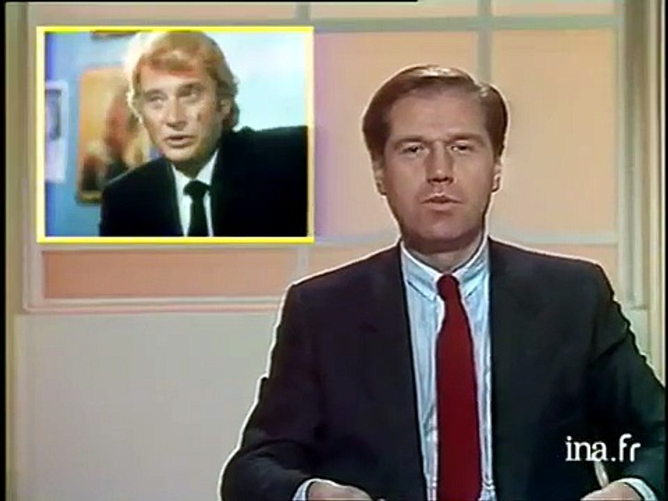 1985 - Johnny Hallyday - Reportage sur la Sortie de l’Hôpital de Johnny dans le Journal de 20h (Antenne 2, 12 Janvier)