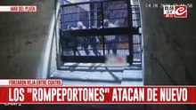 Delincuentes rompieron portón a las patadas, ingresaron y s erobaron todo