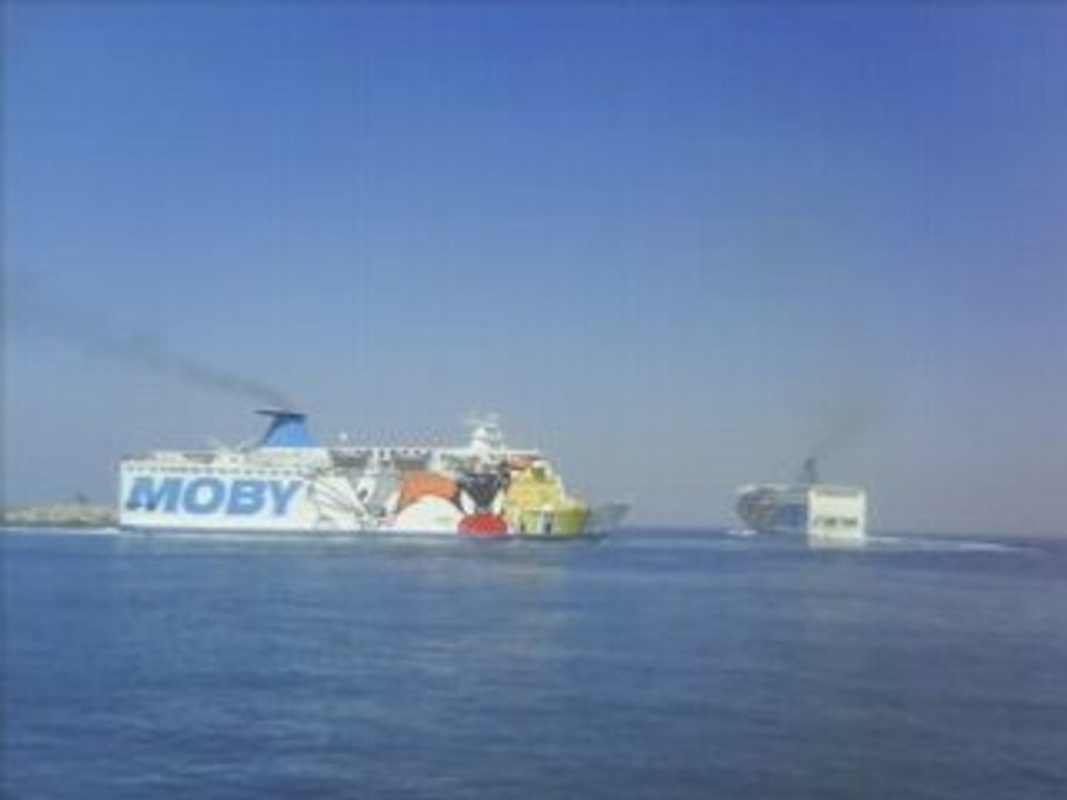 Depart du Moby Wonder et Du Moby Vincent