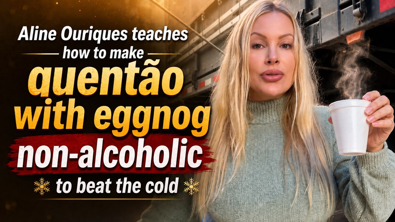 Aline Ouriques teaches how to make non-alcoholic quentão with gemada to keep the cold away