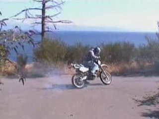 Le burn de Régis à moto