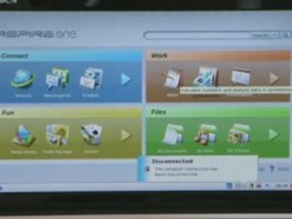 Acer Aspire One - OS