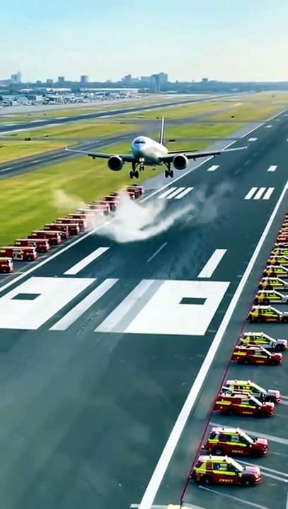 “Control Tower Witnesses Violent Daytime Emergency Landing” #EmergencyLanding #AirportControlTower #HardLanding #RunwayImpact #AviationReality