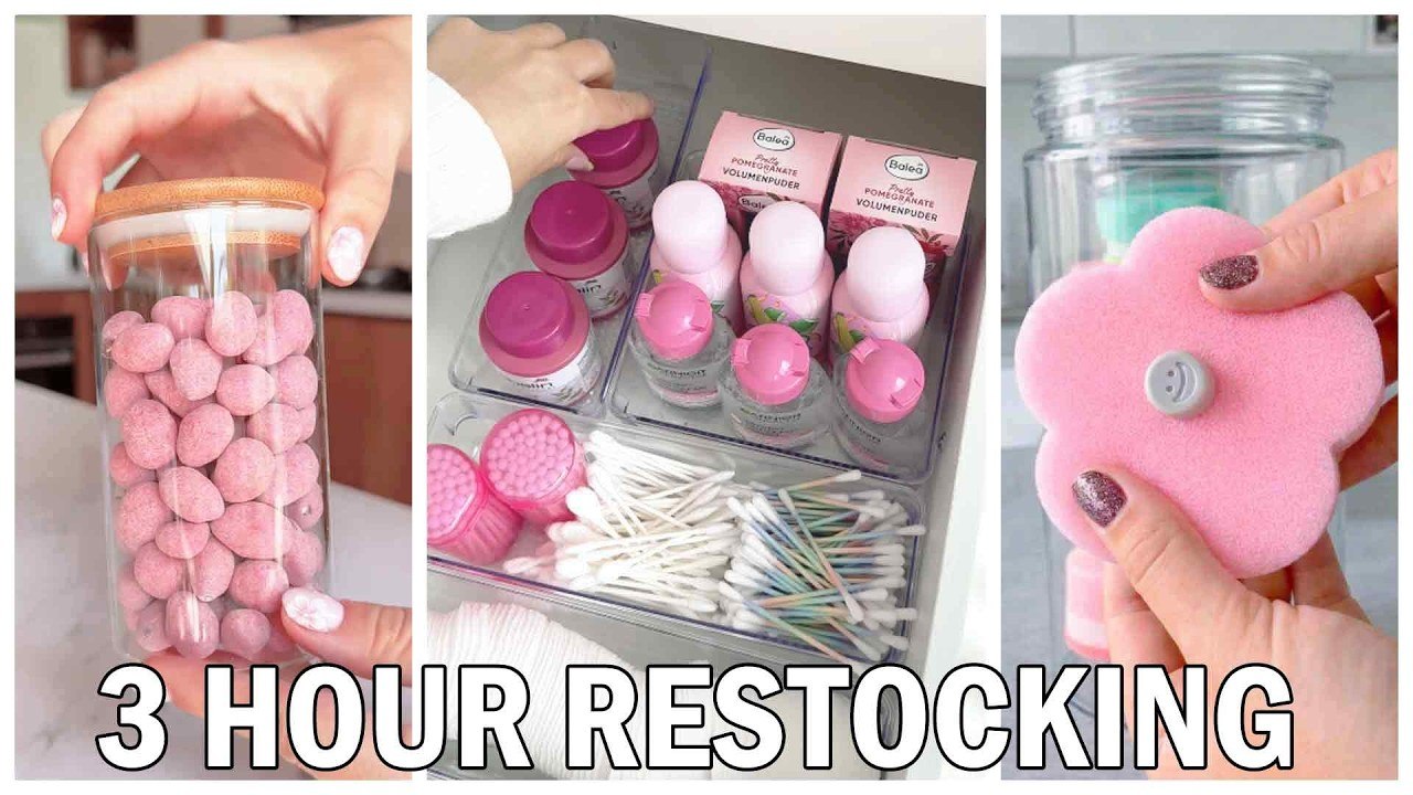 3 Hours of Satisfying Restocking ASMR ✨ | Cleaning, Organizing, Restocking for Relaxation