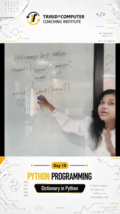 Day 18 - Python Programming - Dictionary in Python