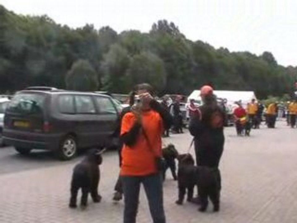 WK Bouivers: wachten op de parkeerplaats