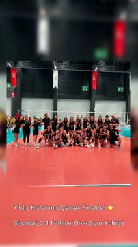 Yıldız Kızlarımız Çeyrek Finalde! ⭐️ Beşiktaş 3-1 Fethiye Zirve Spor Kulübü