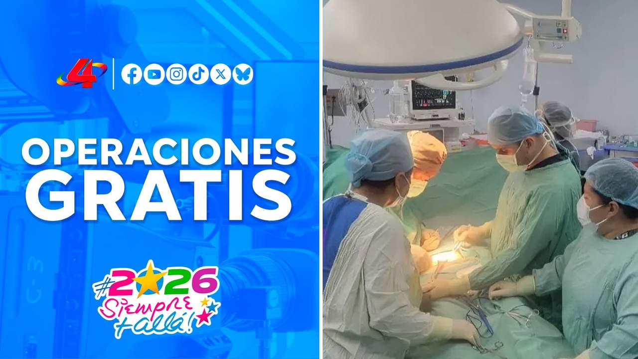 Brigada quirúrgica en Estelí: Operaciones gratuitas de vesícula, hernias y articulaciones