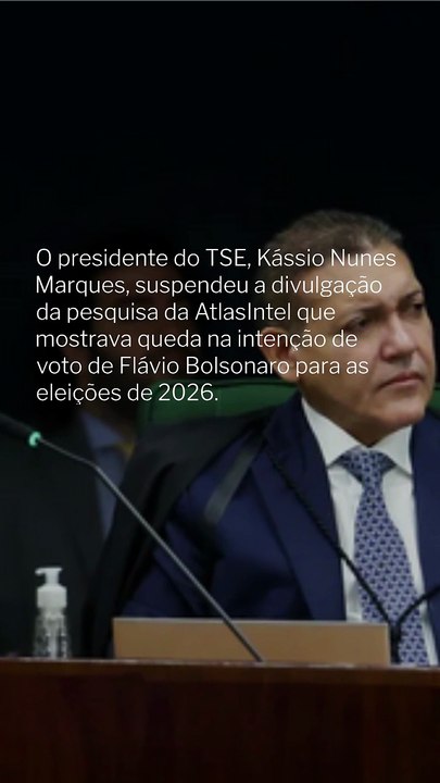 Nunes Marques Suspende Pesquisa AtlasIntel sobre Eleições 2026