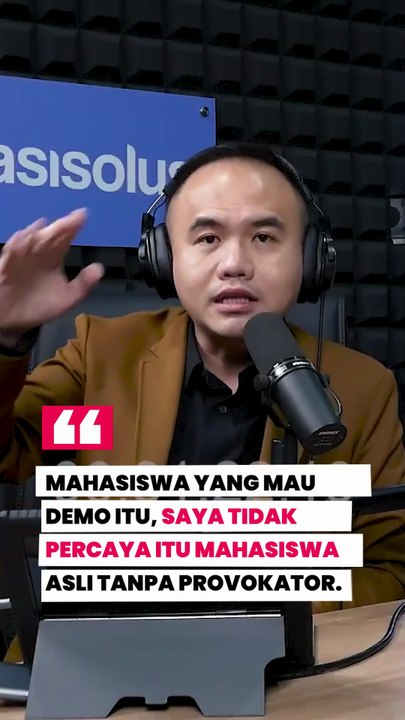 Gema The Billionaire: Mahasiswa asli tidak akan berfikir seperti itu