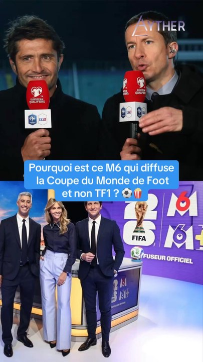 Pourquoi M6 diffuse la Coupe du Monde de Foot & pas TF1 ? 🍿#coupedumonde #foot #football #m6 #tf1