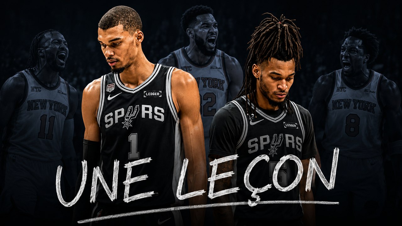 🎓 Les Spurs sont encore trop tendres pour le titre (la leçon est brutale)