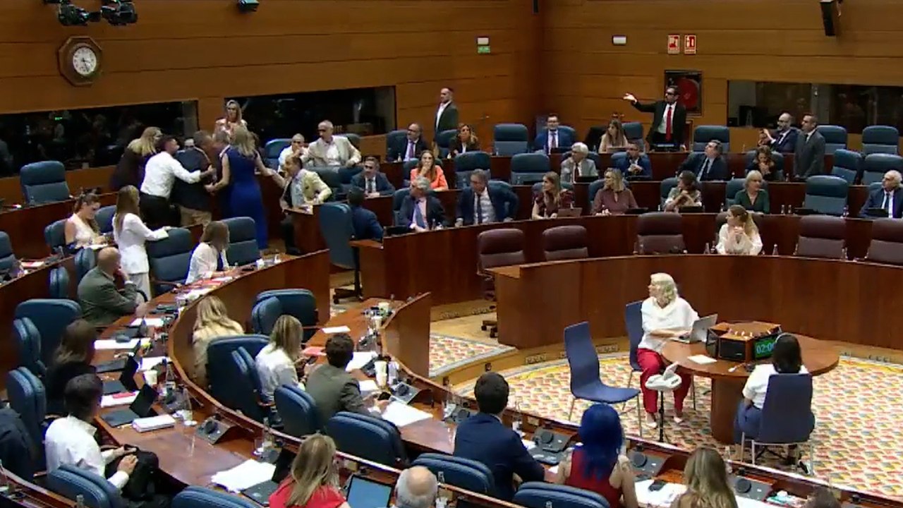 Tensión en la Asamblea de Madrid durante un debate sobre las víctimas de ETA