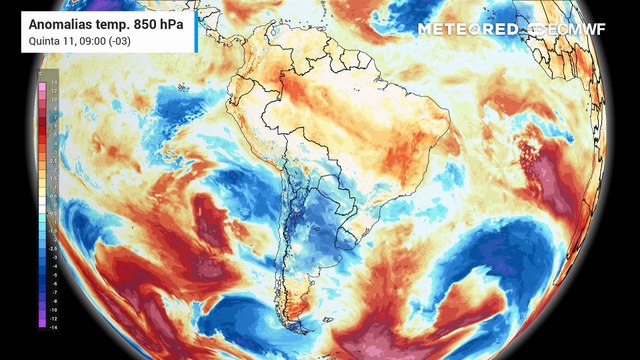 Quinta-feira, 11 de Junho: Ar polar avança sobre o Centro-Sul. Veja onde o frio aumenta e onde há risco de geada
