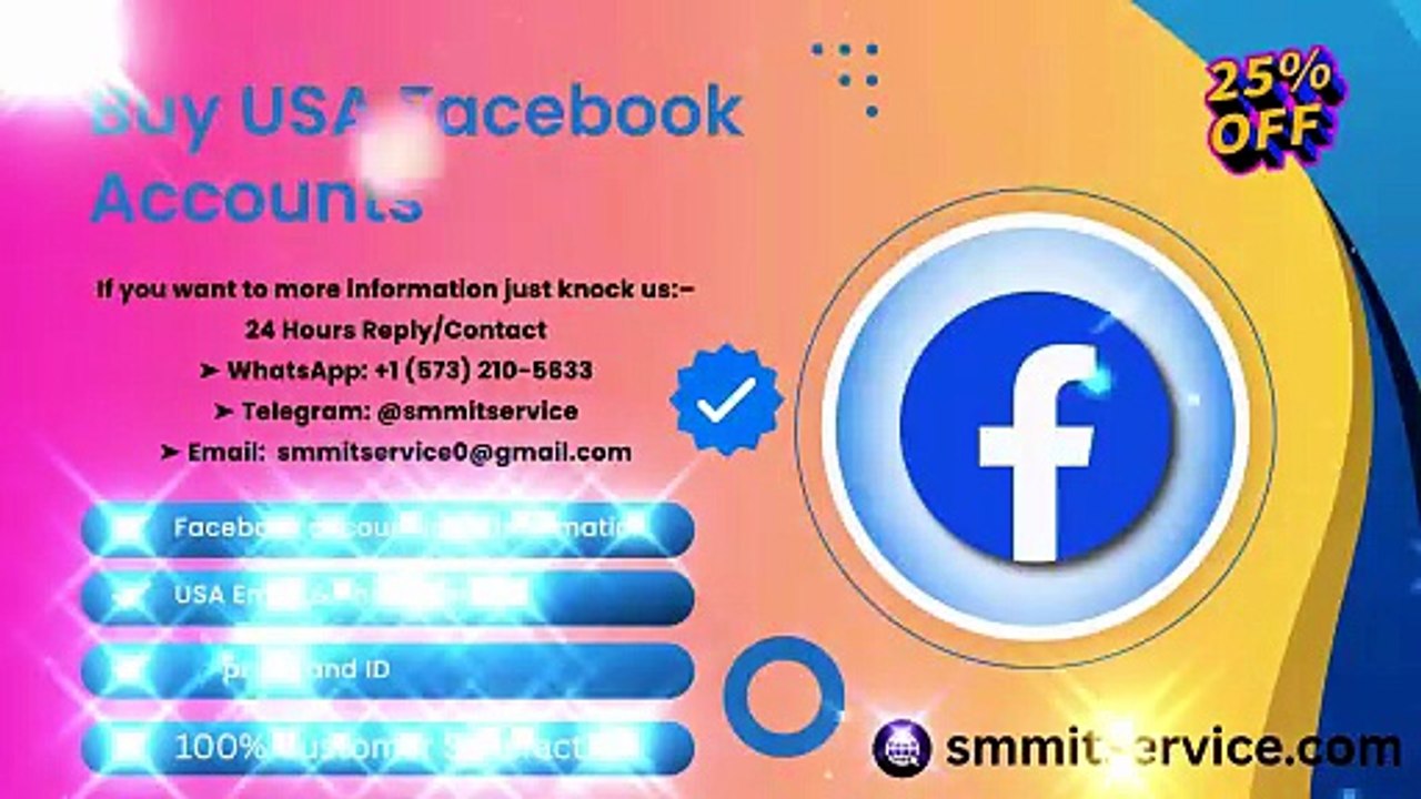 Best 20 site to Buy USA Facebook Accounts New & Aged