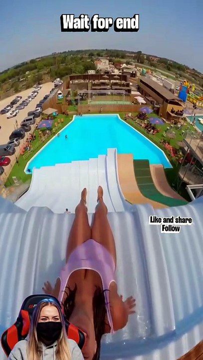 Scary water slide