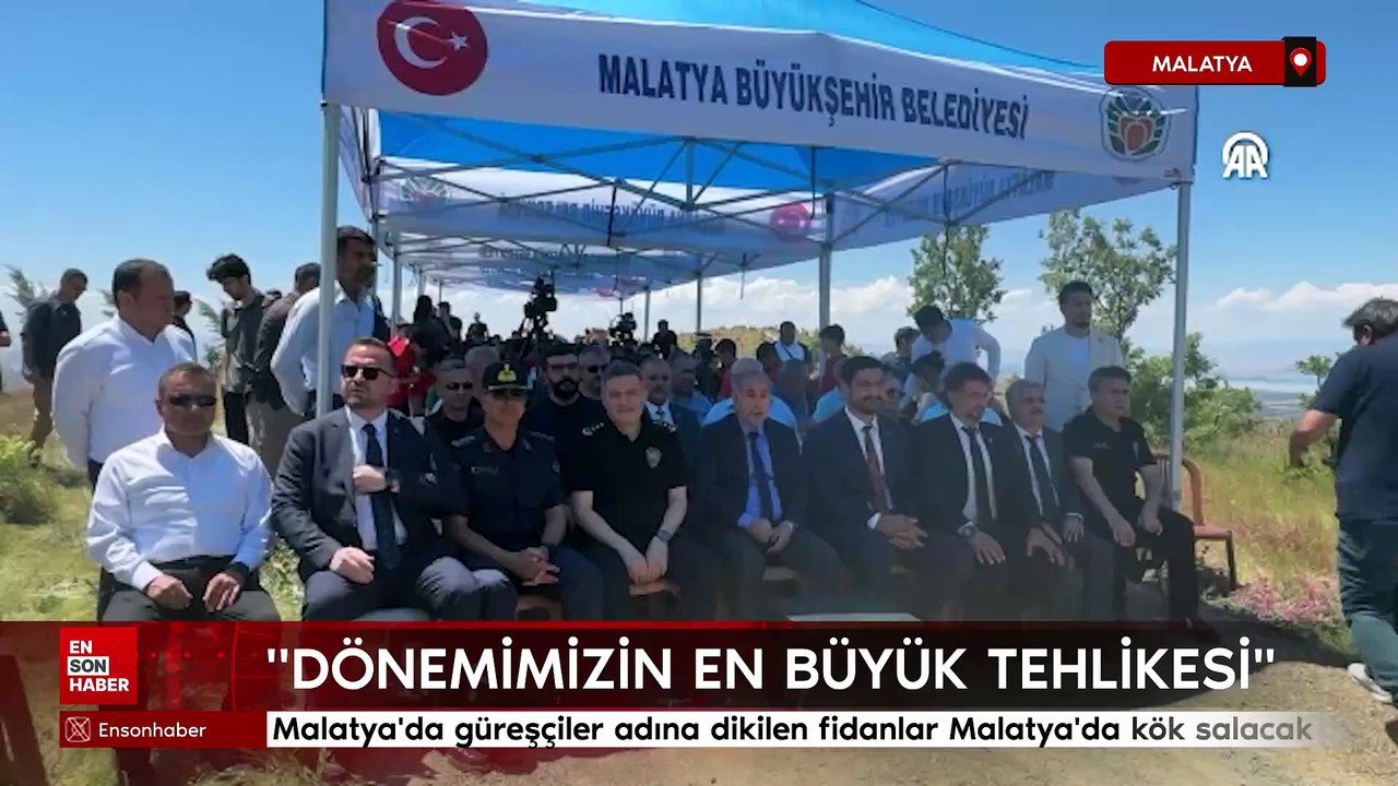 Güreşçiler adına dikilen fidanlar Malatya'da kök salıyor