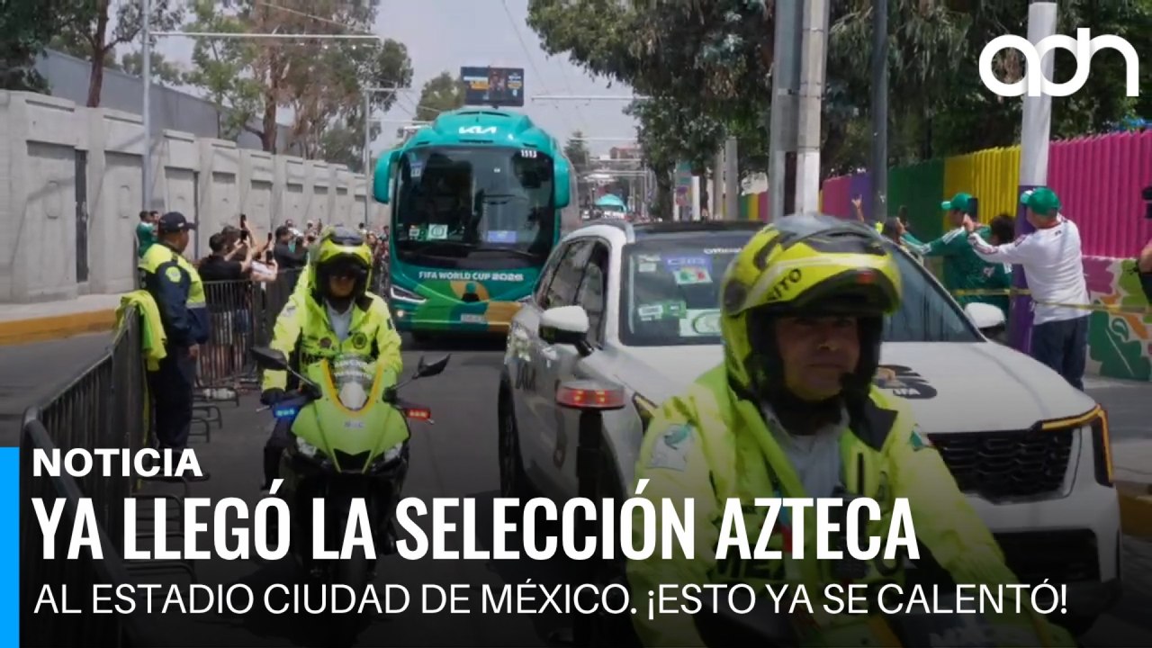 Ya llegó la Selección Azteca al Estadio Ciudad de México. ¡Esto ya se calentó!