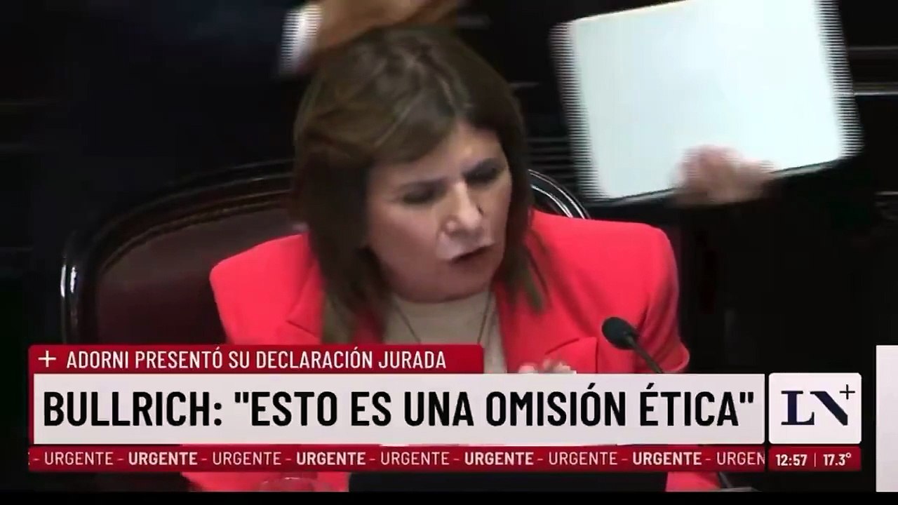 Bullrich sobre Adorni: “Esto es más que un error, es una omisión ética, se encargará la justicia”