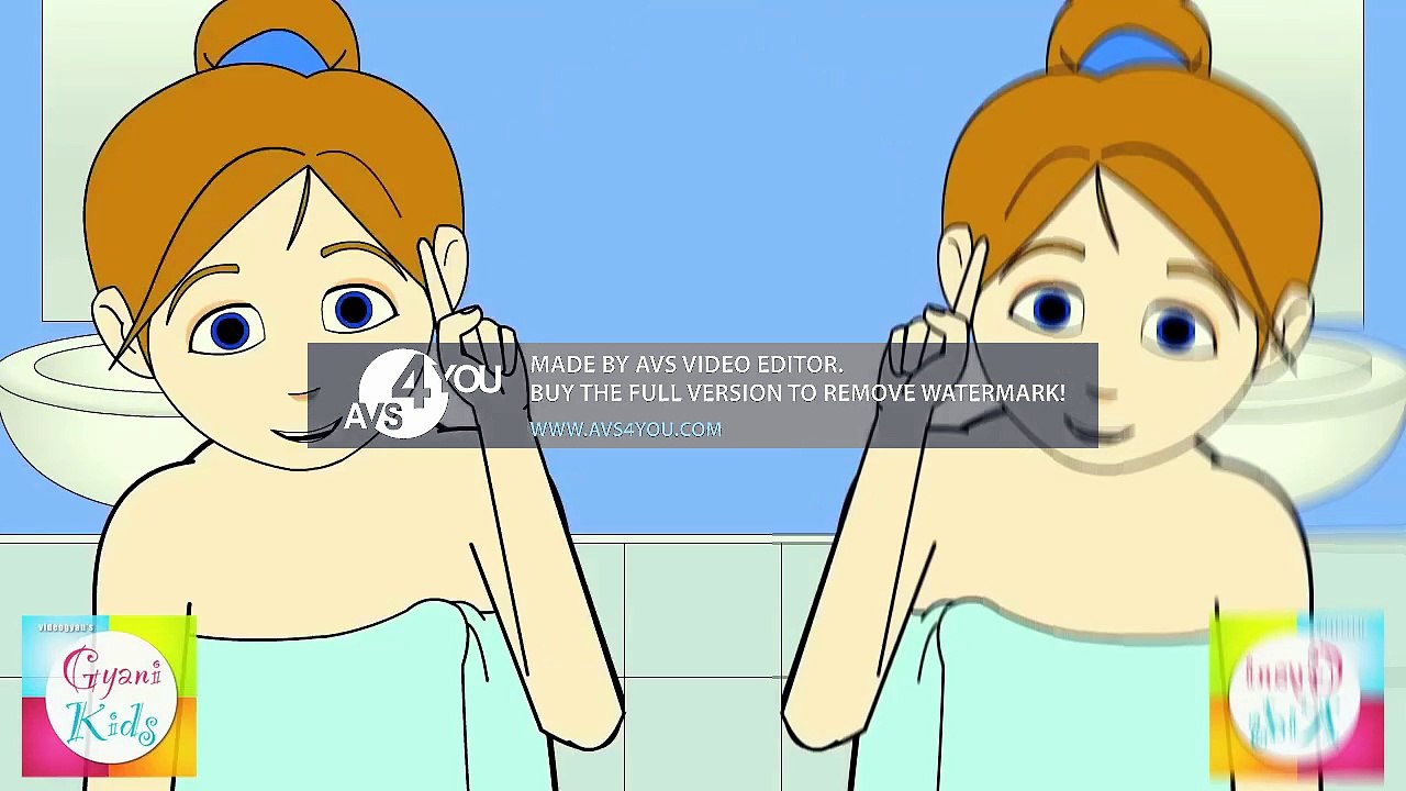 After The Bath I Try Try Try Nursery Rhyme MIRROR MIRROR Kids Animation Rhymes Songs