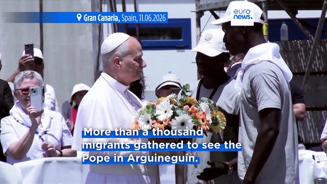 Pope Leo XIV calls for a stronger response to migration crisis during Canary Islands visit