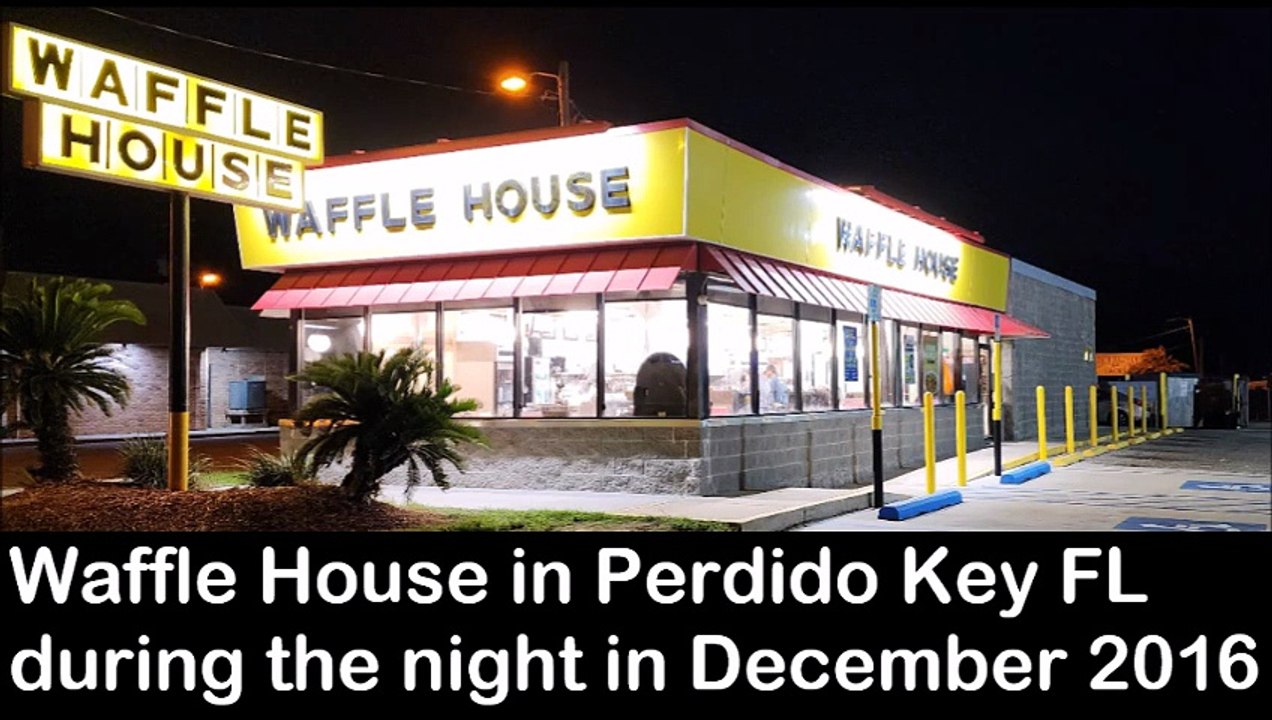 Waffle House in Perdido Key FL during night time in December 2016