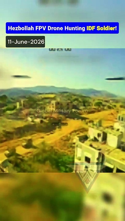 Hezbollah Drone Hunts IDF Soldier in Khiam