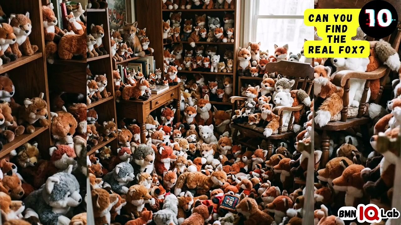 #YourEyesVsTheFoxes 👀⚔️🦊 Can You Find the Real Fox? 🦊