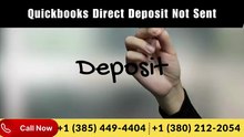 QuickBooks direct deposit not sent