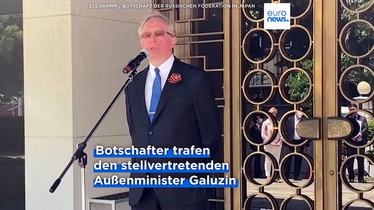 Deutsche, französische und britische botschafter zu gesprächen in moskau