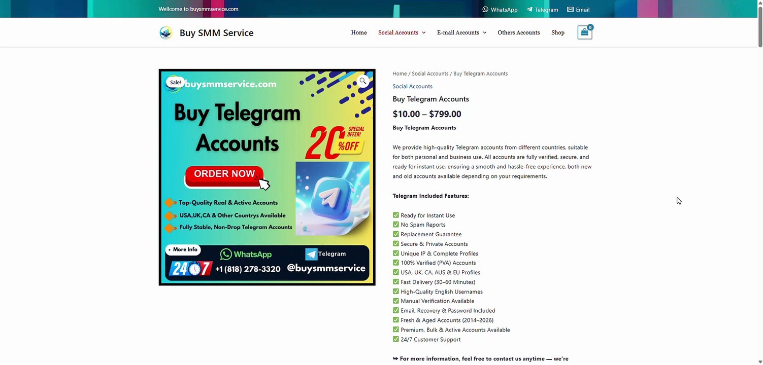 Best Sites to Buy Telegram Accounts (PVA) – Fast Delivery & Real Numbers
