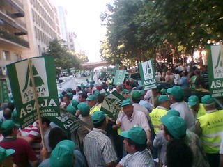 Manifestación agricultores fuerterreños en Madrid (FdR TV)
