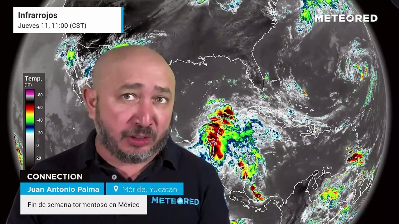 Fin de semana tormentoso en México