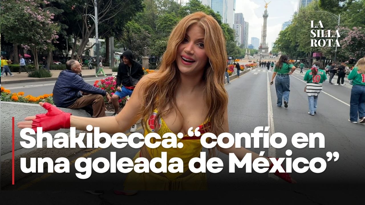 Shakibecca se suma a la fiesta mundialista en el Ángel