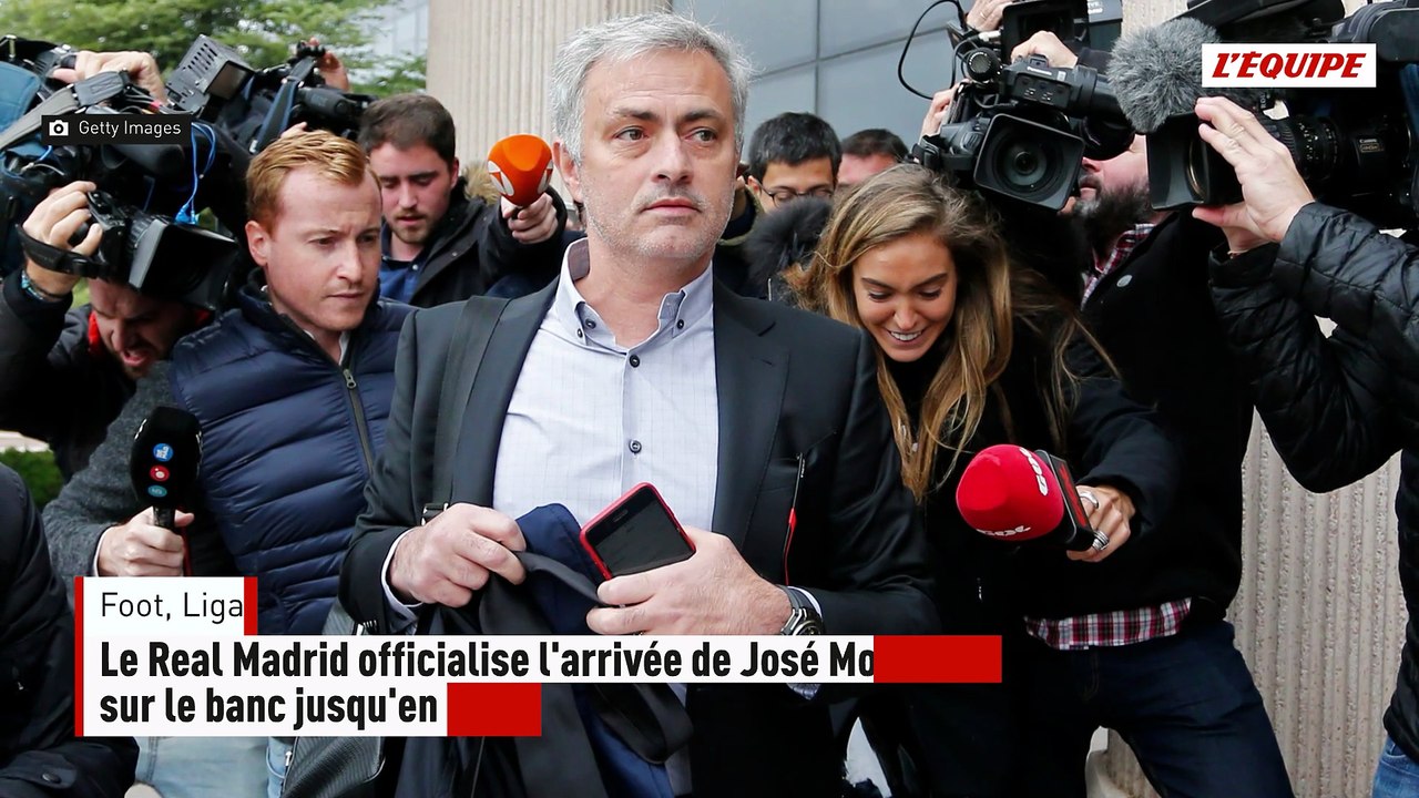 Le Real Madrid officialise l'arrivée de José Mourinho sur le banc jusqu'en 2029 - Foot - Liga