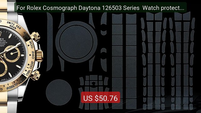 For Rolex Cosmograph Daytona 126503 Series Watch protective Film 4... Top Rated 2026 | Buy Now!